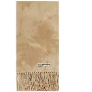 Acne Beige Tie Dye / Cow Hide pattern Scarf